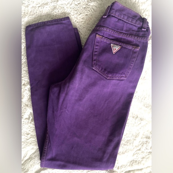 Guess Denim - Vintage GUESS Ultra High Rise Mom Purple Jeans Georges Marciano Size: 28